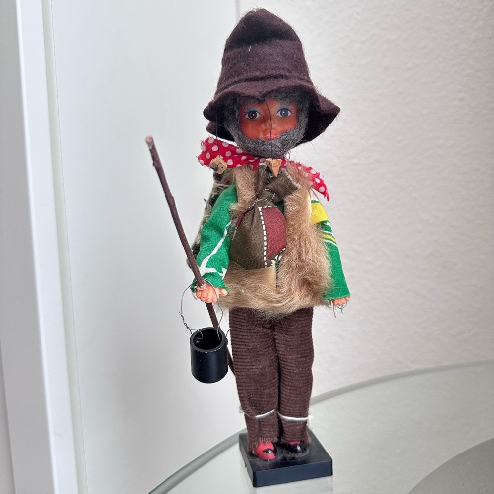 VINTAGE DOLL Australian SWAGMAN HOBO DOLL MADE IN AUSTRALIA 1970'S